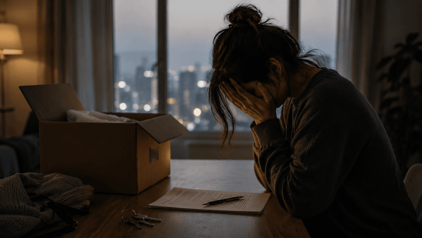 I signed the apartment papers today… and I feel like I’m going to throw up