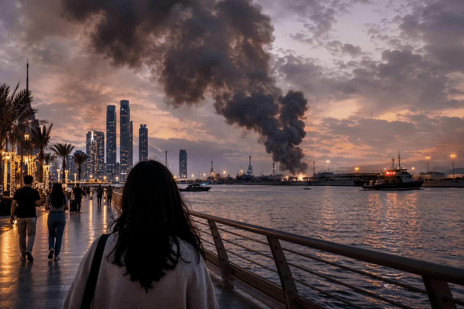 Echo: I saw the smoke from the sea today… and honestly it didn’t feel real